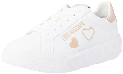 Love Moschino Sneakers Donna, Bianco