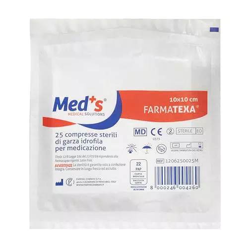Meds Airone 12/8 10 x 10 cm, 25 pezzi