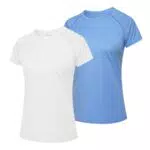 MEETWEE Camicie da Donna T-Shirt a Maniche Corte Atletico Casual Top Quick Dry UPF 50+ Corsa Nuoto Surf Allenamento Yoga Sun Tee Shirt