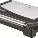 Melchioni Family, BURGER Mini Bistecchiera Elettrica 1000W con Piastre Grill Antiaderenti