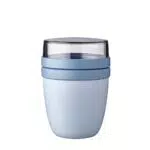 Mepal Contenitore per il Pranzo Ellipse Scoparti Separati per Yogurt e Muesli - Adatto per il Freezer