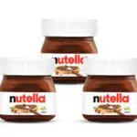 Mini Vasetto da 25gr - Confezione da 3 Pezzi per Nutella da ogni ricorrenza con Portachiavi CAIYA