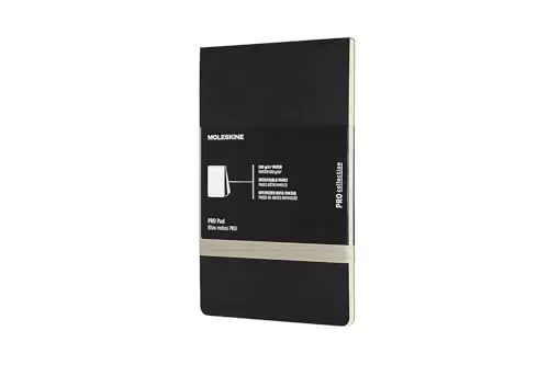 Moleskine Pro Pad, Copertina Rigida, Formato Large, Colore Nero