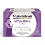 Multicentrum Neo Mamma DHA, Integratore Multivitaminico specifico per la donna dopo la gravidanza e durante l'allattamento