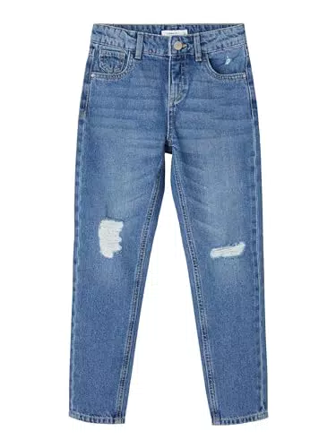 Name It Nkfrose Hw Mom An Jeans 1091-Do Noos, Jeans Bambine e ragazze
