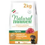 Natural Trainer Sensitive No Gluten Cibo per Cani Adulti con Agnello - 2kg