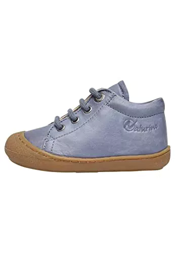 NATURINO Scarpine Primi Passi in Pelle, Blu Chiaro 17