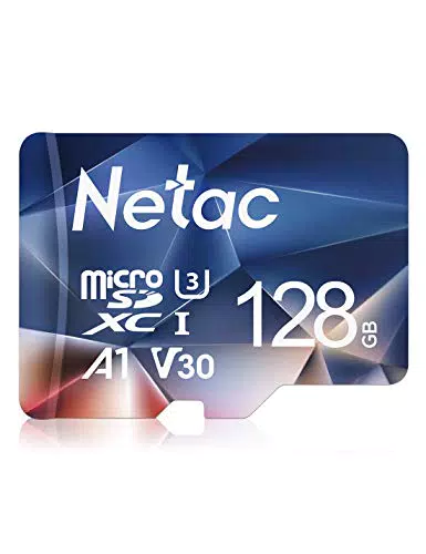 Netac 128Go Scheda Micro SD, Scheda di Memoria A1, U3