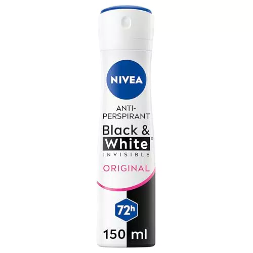 NIVEA Black & White Invisible Original Spray 6 x 150 ml