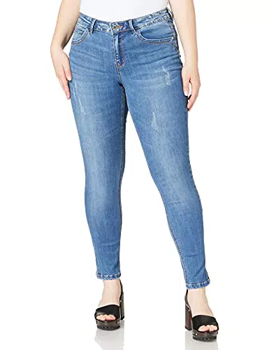 ONLY Carmakoma Carkarla Reg Ank Sk Bj11336 Noos, Jeans Donna