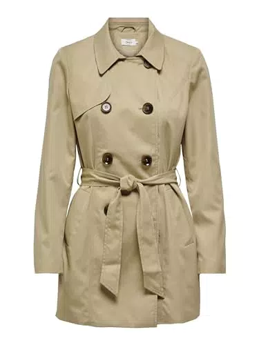 ONLY Onlvalerie Trenchcoat CC Otw Impermeabile, Ginger Root