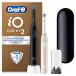 Oral-B iO 2 DUO Spazzolino Elettrico Oral B, Nero e Rosa