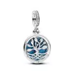 PANDORA Moments 793599C01 - Ciondolo a forma di albero dell'infinito in argento Sterling con zirconi