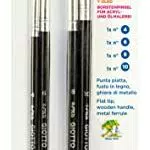 Pennelli Giotto Serie 577 N.4,6,8,10 4 Pz
