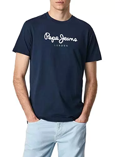 Pepe Jeans Eggo Maglietta da Uomo a Manica Corta Regular Fit