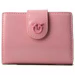 Pinko Wallet Pelle Spazzolata Lucida, Accessori da Viaggio-Portafogli Donna