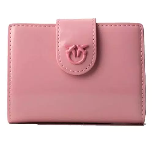 Pinko Wallet Pelle Spazzolata Lucida, Accessori da Viaggio-Portafogli Donna