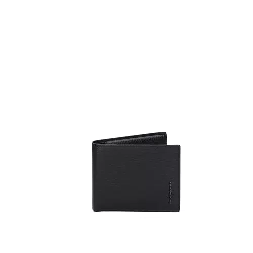 PIQUADRO Modus Portafoglio da uomo con portamonete in pelle a due scomparti e schermatura RFID