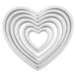 PME PNH2 Tagliapasta e Tagliabiscotti a Forma di Cuore