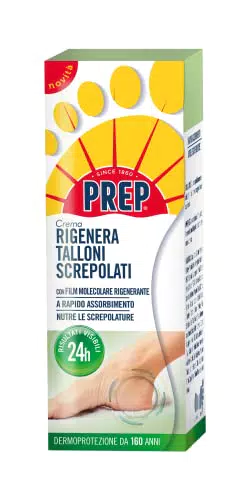 Prep, Crema Rigenera Talloni, Crema Idratante per Talloni Screpolati