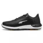 PUMA Phantomcat Nitro +, Golf Shoe Uomo, Puma Black Puma Silver Yellow Sizzle
