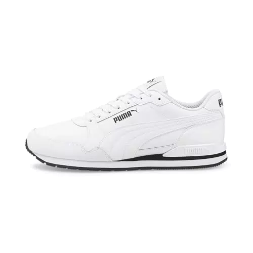 PUMA St Runner V3 L, Sneaker Unisex-Adulto, White/White/Black
