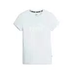 PUMA Tee Logo Ess, Camicia Donna, Blu Ghiaccio