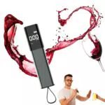RANJIMA Etilometro Portatile Certificato, Alcol Test con Display LCD Blu Digitale