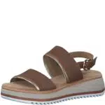 s.Oliver 5-28700-42, Sandali Donna, Cognac