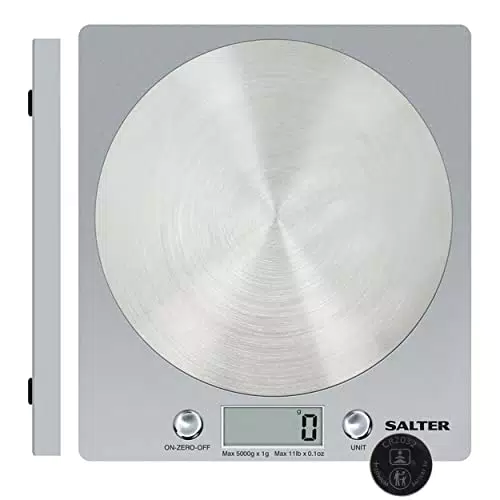 Salter 1036 SVSSDR, Bilancia da Cucina digitale, Elegante Design Sottile