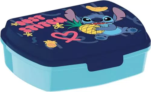 Sandwich Box Bambini plastica Disney Stitch, senza BPA