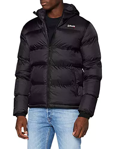 Schott NYC IDAHO2, Piumino con Cappuccio con Cerniera Unisex - Adulto