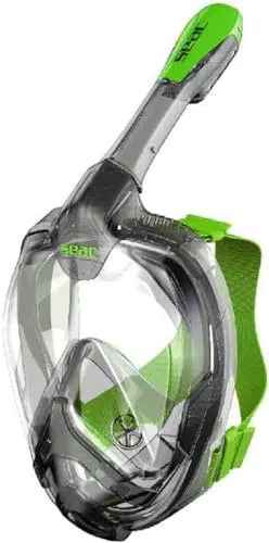 Seac Magica, Maschera Snorkeling Full Face Integrale Anti Appannamento con Morbido Facciale in 4 Taglie