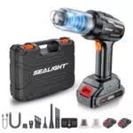 SEALIGHT Aspirabriciole Senza Fili, 21000Pa Aspirapolvere Auto Portatile