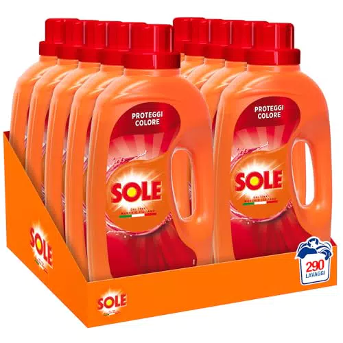 Sole Detersivo Lavatrice Proteggi Colore 290 Lavaggi