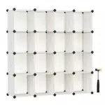 SONGMICS Scarpiera modulare, mensola modulare 16 cubi