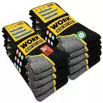 SOXCO WORK Socks 10 paia, calze da lavoro da uomo confezione da 10 paia