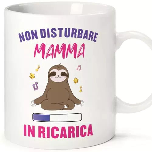 Soytural Regalo Festa della Mamma, 330ml Tazza Festa della Mamma Idee Regalo per Donna Nonna Compleanno Natale Anniversario