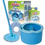 Spontex Aqua Revolution System, Set Mop e Secchio, Separa l'Acqua Sporca da Quella Pulita