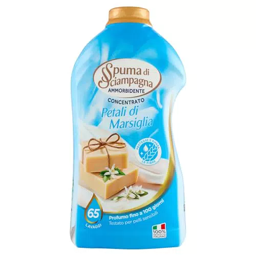 Spuma di Sciampagna Ammorbidente Concentrato Petali di Marsiglia 65 Lav. 1300ml