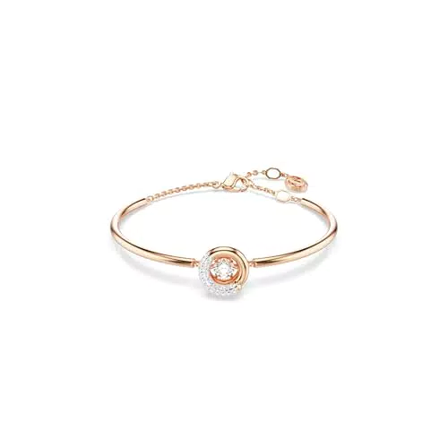 Swarovski Bracciale rigido Dextera, Taglio Round, Bianco