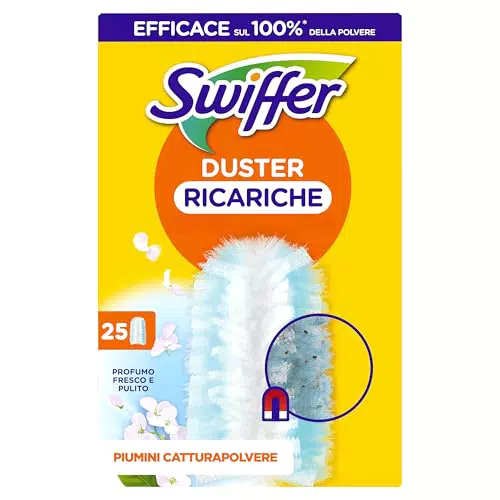 Swiffer Ricambi Per Piumino Catturapolvere, Con Profumo Ambipur