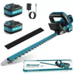 Tagliasiepi a Batteria con 2 Batterie 21V 8000mAh, Tagliasiepi Elettrico 600W Motore Brushless