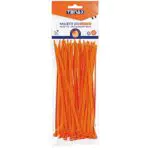 TENAX FIX-TIE L Fascette Multiuso in Plastica Lunghezza 20 cm Arancione