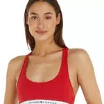 Tommy Hilfiger Bralette Donna Elasticizzata, Viola, XS