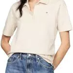 Tommy Hilfiger Donna Maglietta Polo Maniche Corte Regular Fit