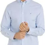 Tommy Hilfiger Uomo Camicia Oxford Shirt Maniche Lunghe