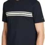 Tommy Hilfiger Uomo T-shirt Maniche Corte Central Chest Stripe Cotone