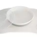 Twistshake Click Mat Set di Stoviglie - Tovagliette in Silicone per Bambini 38x25 cm + Piatto di Alimentazione con Coperchio