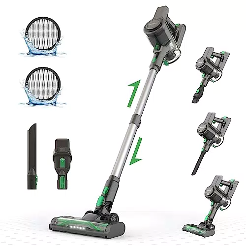Vactidy V9 Aspirapolvere Senza Fili, 30KPa Scopa Elettrica Senza Fili